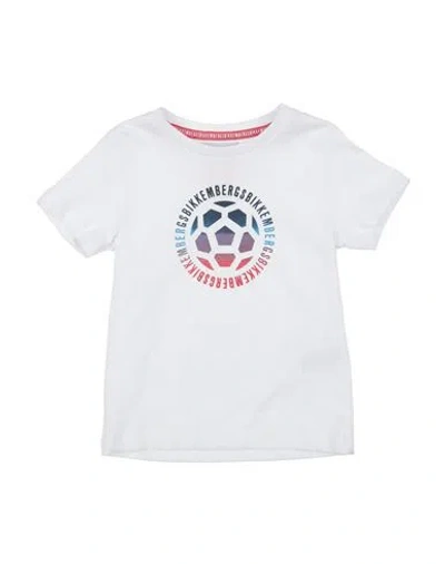 Bikkembergs Babies'  Toddler Boy T-shirt White Size 5 Cotton