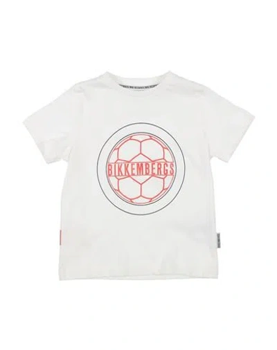 Bikkembergs Babies'  Toddler Boy T-shirt White Size 5 Cotton