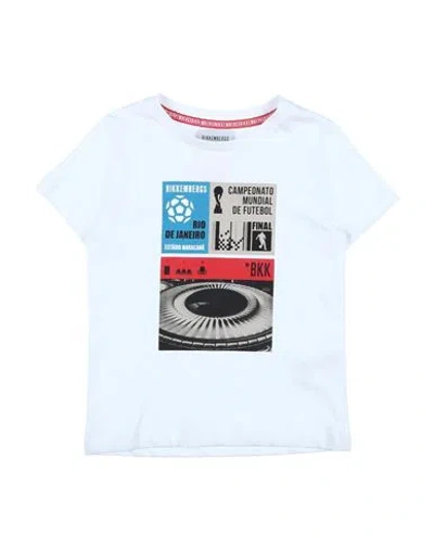 Bikkembergs Babies'  Toddler Boy T-shirt White Size 5 Cotton