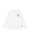 Bikkembergs Babies'  Toddler Boy T-shirt White Size 5 Cotton