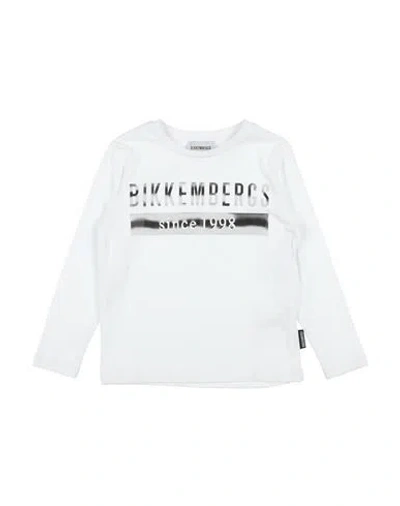 Bikkembergs Toddler Boy T-shirt White Size 5 Cotton In White