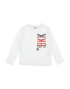 Bikkembergs Toddler Boy T-shirt White Size 5 Cotton In White