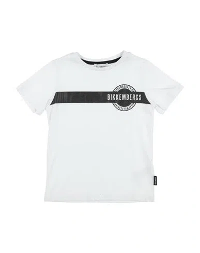 Bikkembergs Babies'  Toddler Boy T-shirt White Size 5 Cotton
