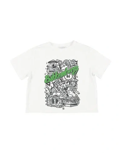 Bikkembergs Babies'  Toddler Boy T-shirt White Size 5 Cotton, Lycra