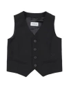 Bikkembergs Toddler Boy Tailored Vest Black Size 5 Polyester, Viscose, Elastane In Black