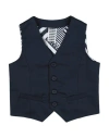 Bikkembergs Toddler Boy Tailored Vest Midnight Blue Size 5 Cotton, Elastane In Blue