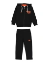 Bikkembergs Toddler Boy Tracksuit Black Size 4 Cotton In Black
