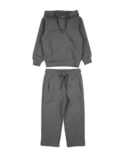 Bikkembergs Babies'  Toddler Boy Tracksuit Grey Size 4 Cotton In Gray