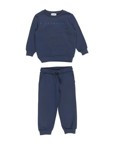 Bikkembergs Babies'  Toddler Boy Tracksuit Midnight Blue Size 5 Cotton