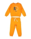 Bikkembergs Babies'  Toddler Boy Tracksuit Orange Size 3 Cotton, Elastane