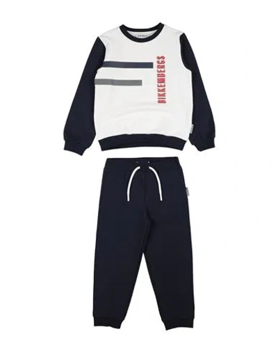 Bikkembergs Babies'  Toddler Boy Tracksuit White Size 4 Cotton, Elastane