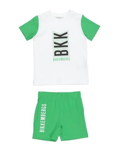 Bikkembergs Babies'  Toddler Boy Tracksuit White Size 5 Cotton In Multi