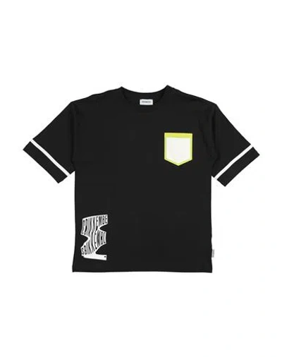 Bikkembergs Babies'  Toddler Boy T-shirt Black Size 5 Cotton