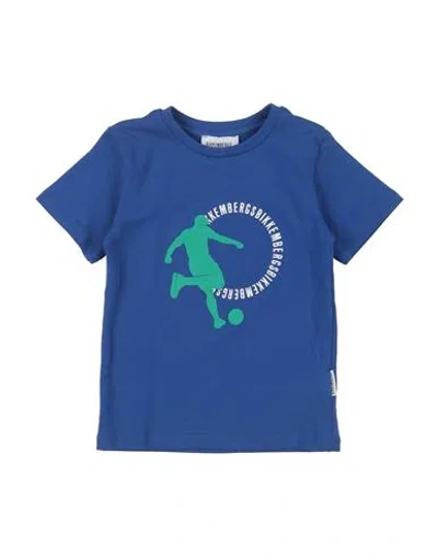 Bikkembergs Babies'  Toddler Boy T-shirt Blue Size 4 Cotton