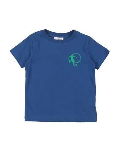 Bikkembergs Babies'  Toddler Boy T-shirt Blue Size 5 Cotton