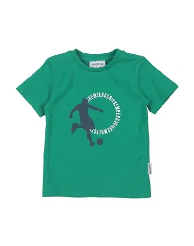 Bikkembergs Babies'  Toddler Boy T-shirt Green Size 3 Cotton