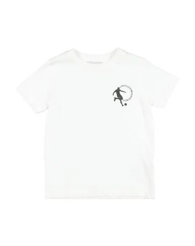 Bikkembergs Babies'  Toddler Boy T-shirt White Size 5 Cotton In Gray