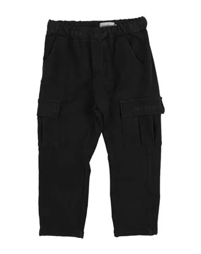 Bikkembergs Babies'  Toddler Girl Pants Black Size 4 Cotton, Elastane