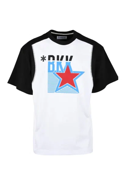 Bikkembergs White Graphic Cotton T-shirt