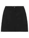 Bikkembergs Woman Shorts & Bermuda Shorts Black Size 10 Cotton, Elastane In Black