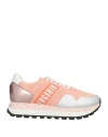 Bikkembergs Woman Sneakers Blush Size 9 Textile Fibers In Multi