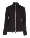 Bikkembergs Woman Sweatshirt Black Size L Polyester, Cotton In Black