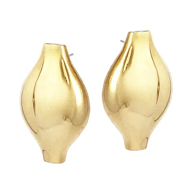 Biko Women's Amphora Studs - Gold