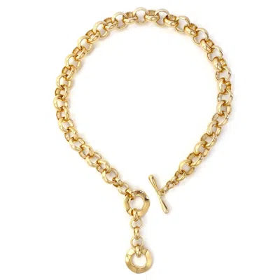 Biko Women's Axel Convertible Collar Gold