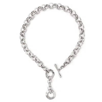 Biko Women's Axel Convertible Collar Silver
