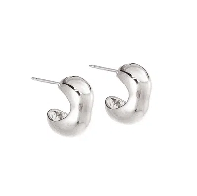 Biko Women's Contour Huggies - Silver