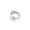 Biko Women's Contour Ring - Silver In Silver