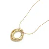 Biko Women's Cora Pendant Large - Gold In Gold