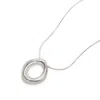 Biko Women's Cora Pendant Large - Silver In Silver