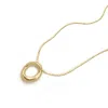 Biko Women's Cora Pendant Small - Gold In Gold