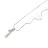 Biko Women's Droplet Pendant - Double - Silver In Silver