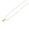Biko Women's Droplet Pendant - Single - Gold In Gold