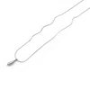 Biko Women's Droplet Pendant - Single - Silver In Silver