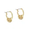 Biko Women's Echo 2 In 1 Hoops Gold In Gold