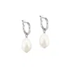 Biko Women's Freshwater 2-in-1 Hoops - Silver In Silver