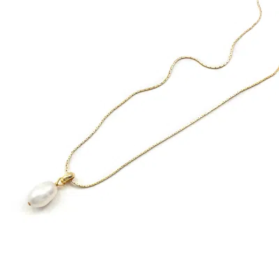 Biko Women's Freshwater Pendant - Gold