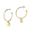 Biko Women's Galina 2-in-1 Hoops Large Gold In Gold