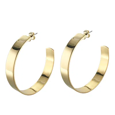 Biko Women's Liberty Hoops Large Gold