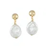 Biko Women's Lumen Studs - Gold In Gold