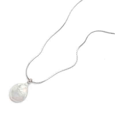 Biko Women's Lustre Pendant - Silver