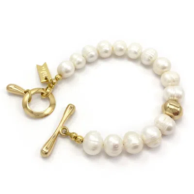 Biko Women's Paloma Pearl Bracelet Gold