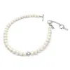 Biko Women's Paloma Pearl Collar Silver In Silver