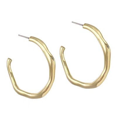 Biko Women's Rio Hoops Large - Gold