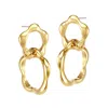 Biko Women's Wildflower Double Drops - Gold In Gold
