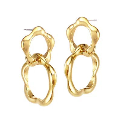 Biko Women's Wildflower Double Drops - Gold