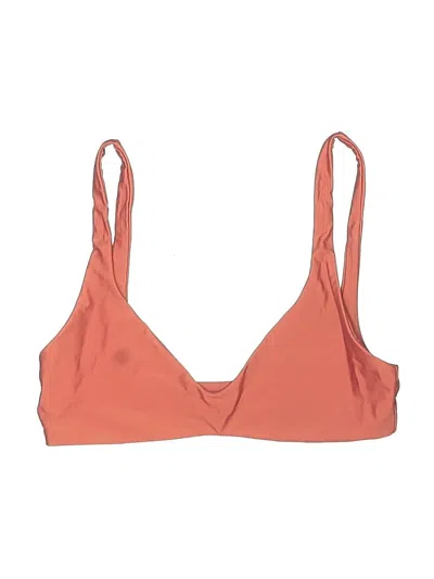 Pre-owned Bikyni Swimsuit Top Orange Swimwear
